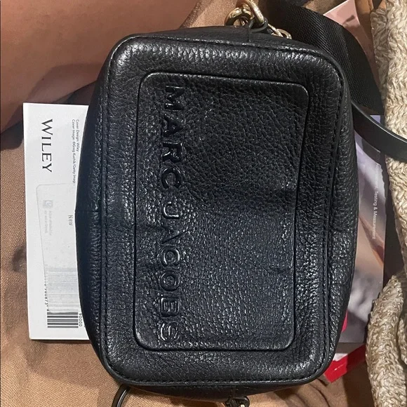 Marc Jacobs Black Pebbled Leather Bag - Picture 2 of 5